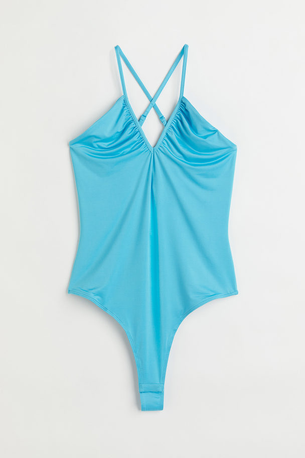 H&M Jersey Thong Body Light Turquoise