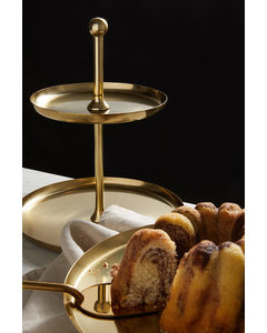 Metal Cake Stand Gold-coloured