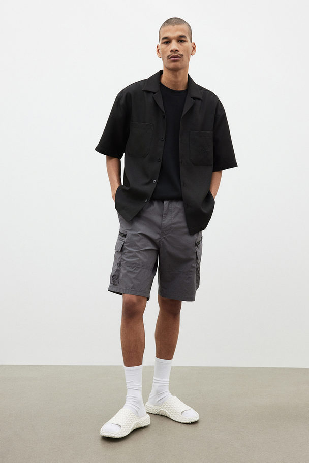 H&M Cargoshorts in Regular Fit Grau