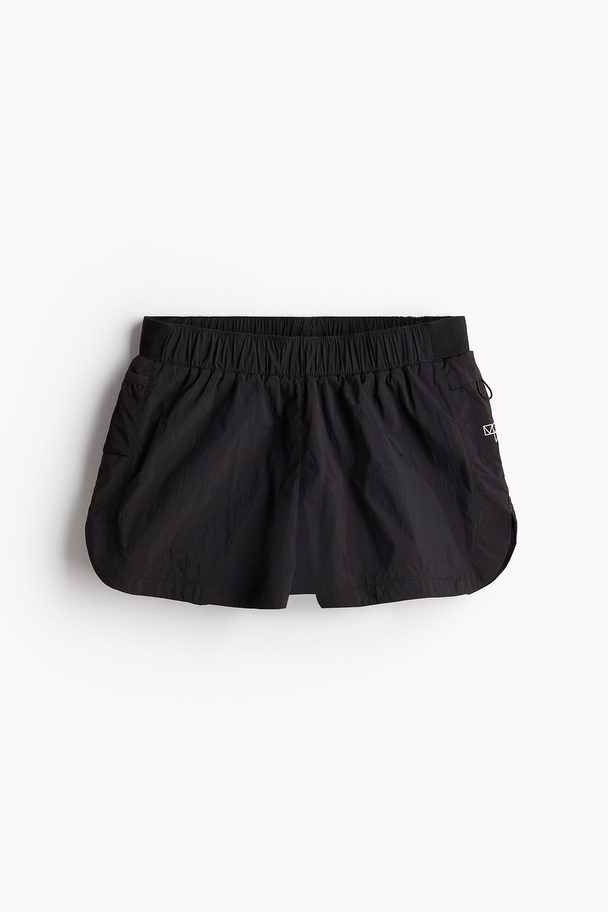 H&M DryMove™ Laufshorts Schwarz