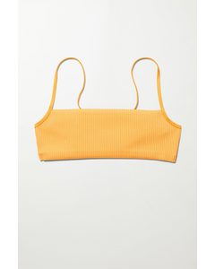 Aquatica Rib Bikini Top Yellow