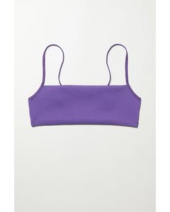 Aquatica Rib Bikini Top Purple
