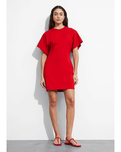 Jersey Mini Dress Red