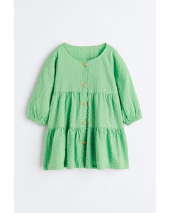 Button-front Dress Green