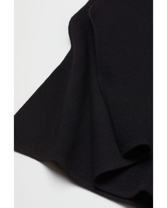 H&M Polo-neck Tunic Black