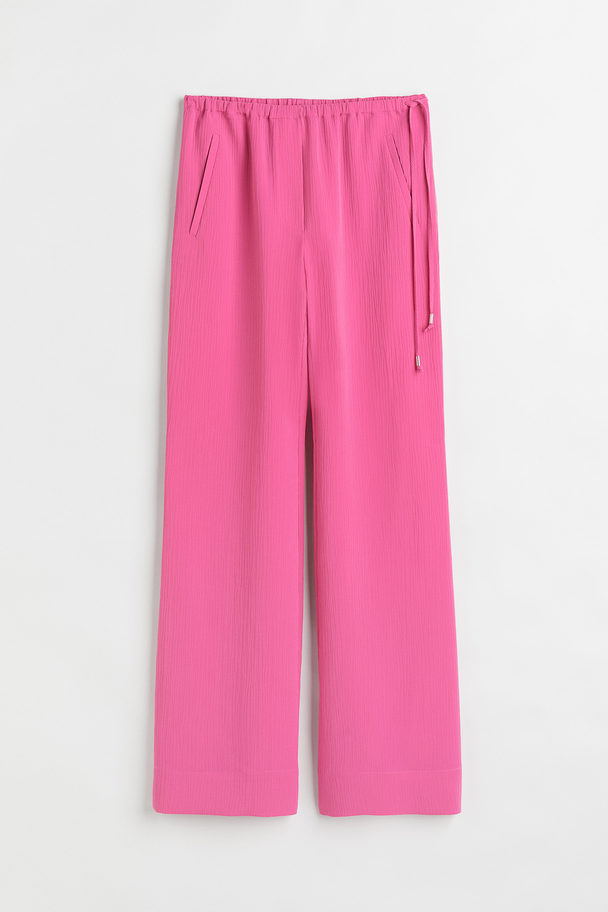 H&M Flared Trousers Pink