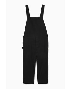 Utility-style Dungarees Black