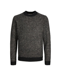 Jack &amp; Jones Space Knit Mock Neck Schwarz