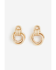 Chunky Earrings Gold-coloured