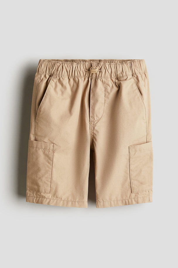 H&M Fallschirm-Shorts Beige