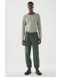 Relaxed-fit Jersey Joggers Dark Green