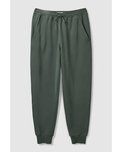 Relaxed-fit Jersey Joggers Dark Green