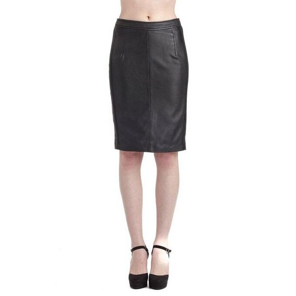 Chyston Leather Skirt Amandine