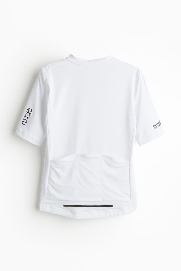 H&M DryMove™ Leichtes Radlershirt Weiß