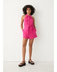 Terry Playsuit Pink
