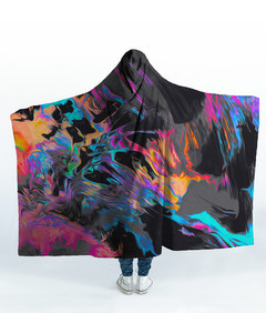 Space Colours Hooded Blanket