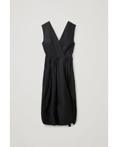 High-waisted Dress Black