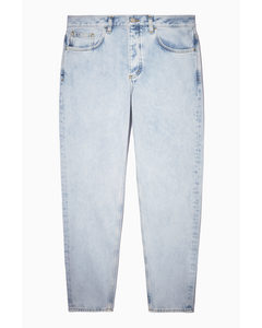Regular-fit Tapered-leg Jeans Light Blue