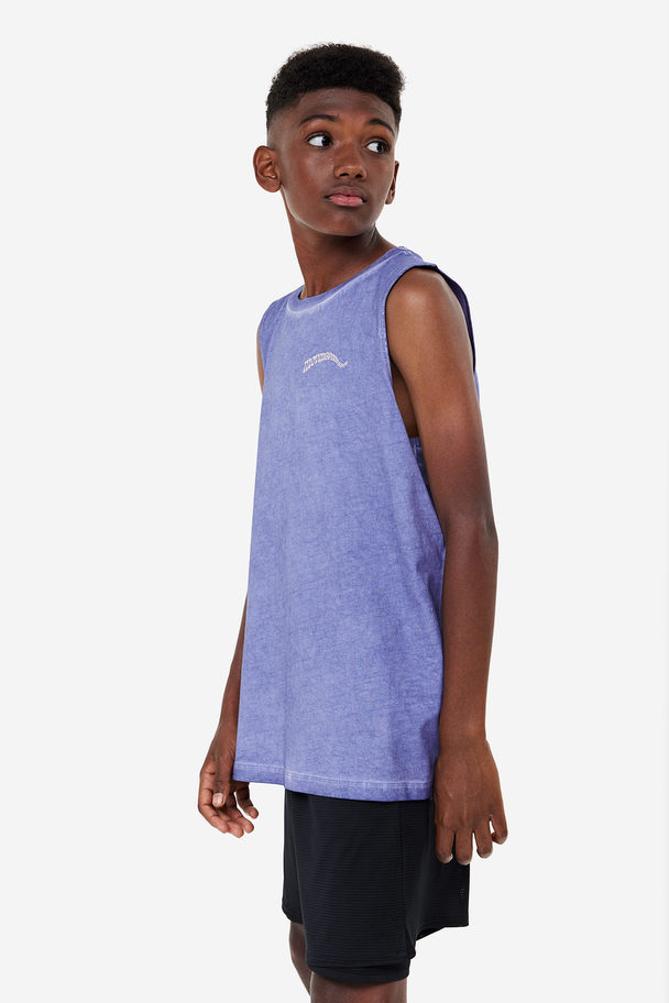 H&M Drymove™ Sports Vest Top Purple/washed Out