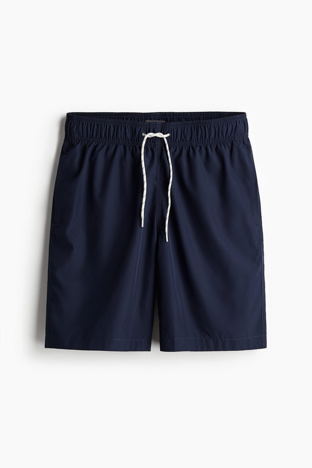 H&M Badshorts Marinblå