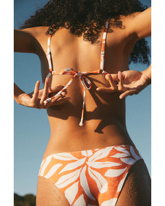 Bikini Bottoms Orange/patterned