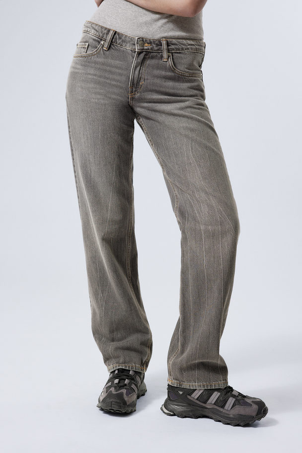 Weekday Jeans Arrow mit geradem Bein Schwarzer Donner
