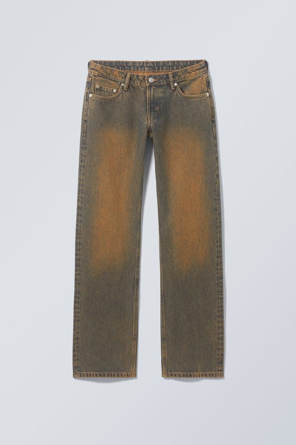 Weekday Jeans Arrow mit geradem Bein Rostblau