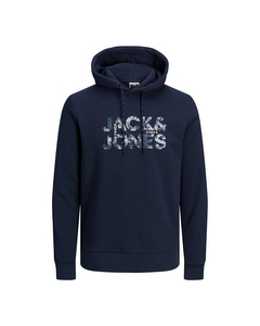 Jack &amp; Jones Jcotech Logo Sweat Hood Blau