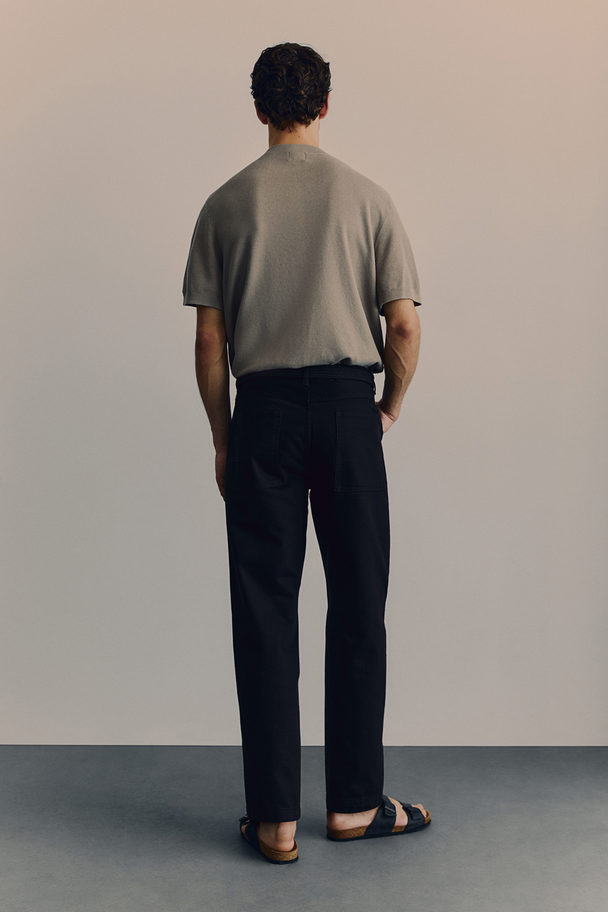 H&M Worker-broek - Regular Fit Marineblauw