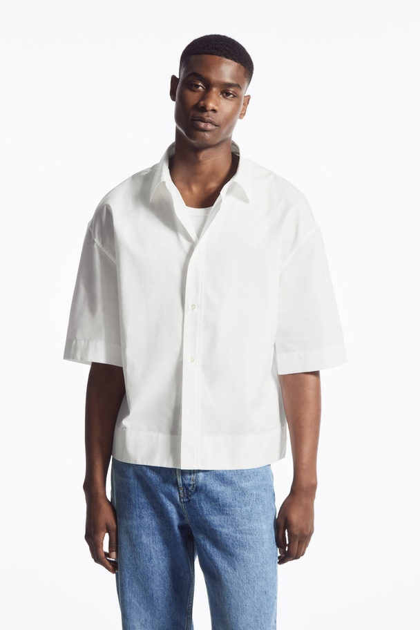 COS Oversized Short-sleeved Shirt White