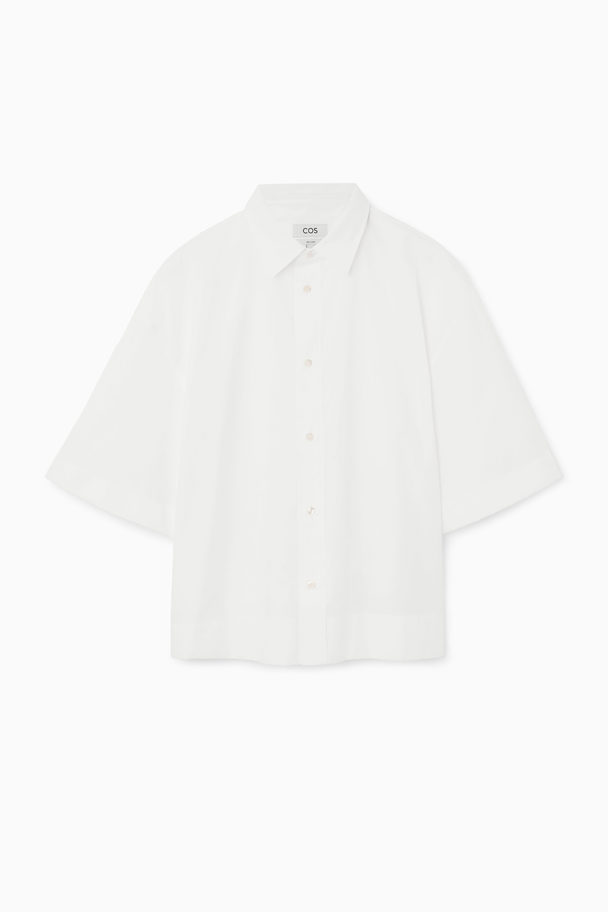 COS Oversized Short-sleeved Shirt White