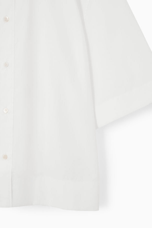 COS Oversized Short-sleeved Shirt White