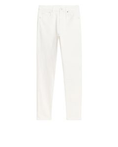 Slim Stræk-jeans Hvid