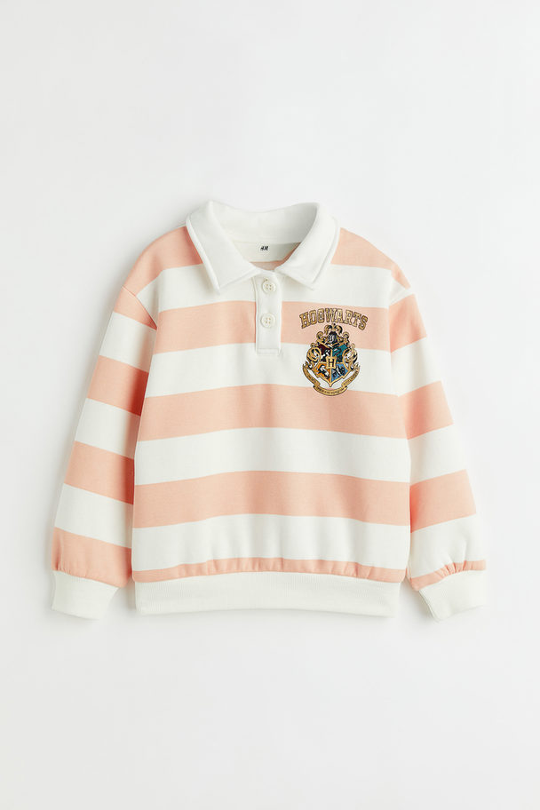 H&M Sweatshirt Powder Pink/harry Potter