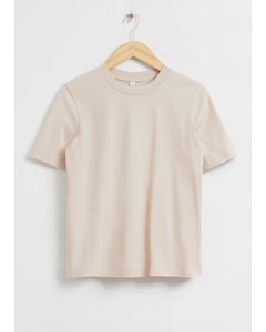 T-shirt Relaxed Ljusbeige