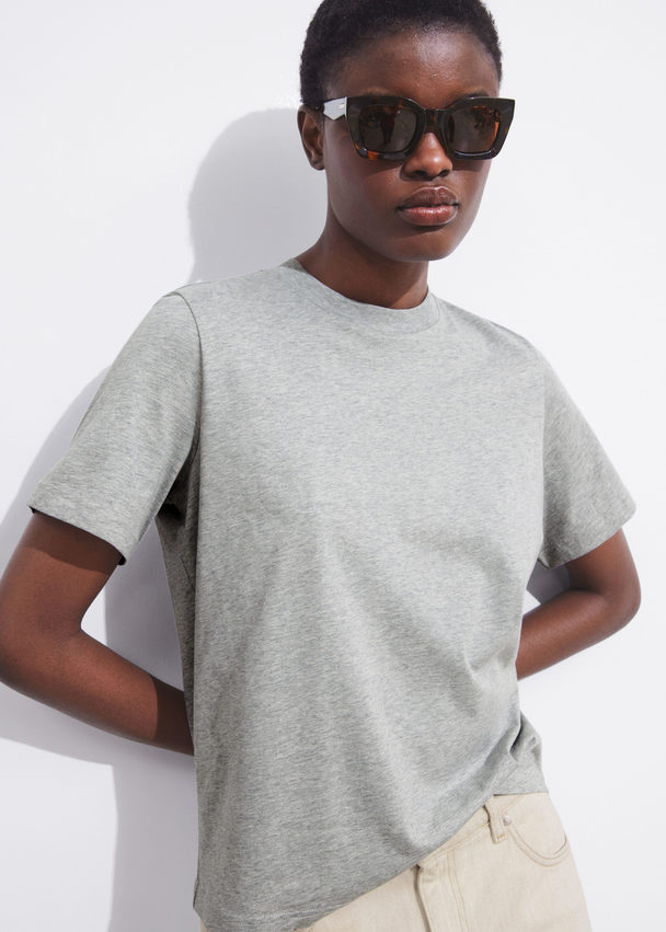 & Other Stories Crewneck T-shirt Grey