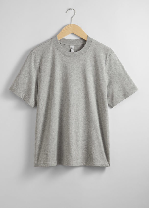 & Other Stories Crewneck T-shirt Grey