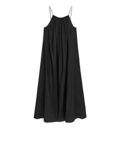 Lyocell Strap Dress Black
