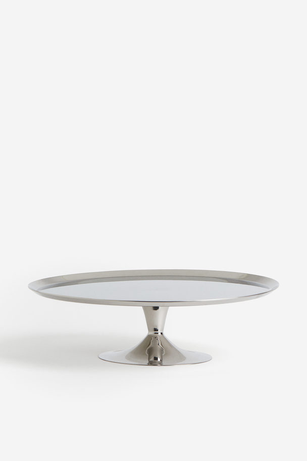 H&M HOME Metal Cake Stand Silver-coloured