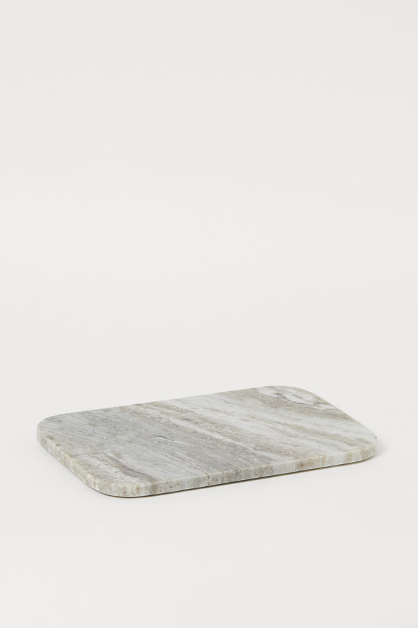 H&M HOME Marble Serving Tray Light Beige/marble