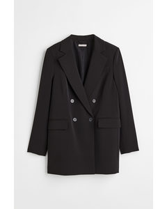 Double-breasted Blazer Black