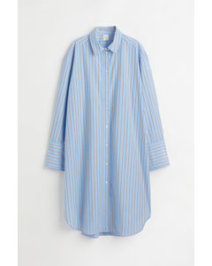 Shirt Dress Light Blue/striped