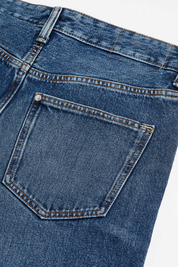 H&M Bootcut Loose Jeans Blau