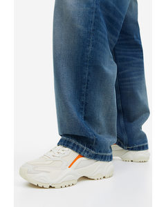 Chunky Sneaker Weiß/Orange