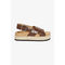 Slingback Platform Sandals Brown