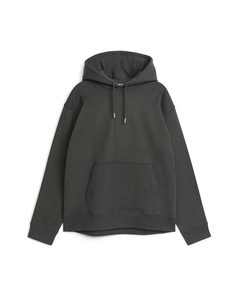 Relaxed Terry Hoodie Antracit