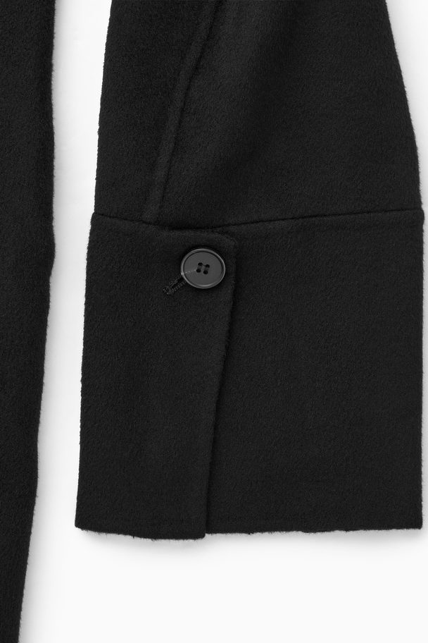 COS Tailored Double-faced Wool Coat Black