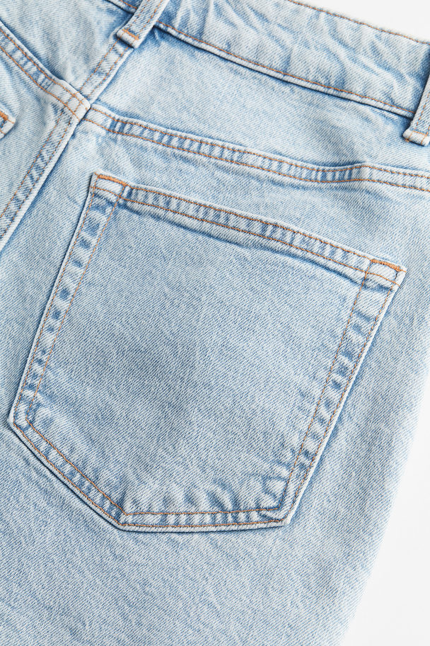 H&M Jeansshorts Helles Denimblau