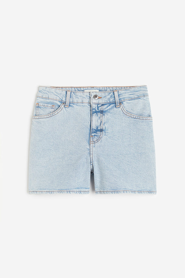 H&M Denim Shorts Light Denim Blue