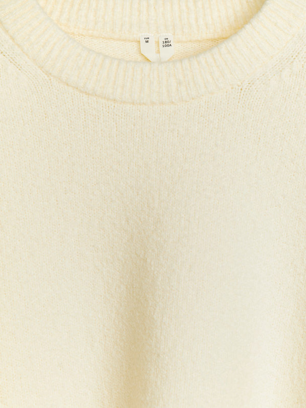 ARKET Cotton-blend Jumper Off White